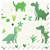 Dino Land, Lush Green - Twist&Fit Roller Blind